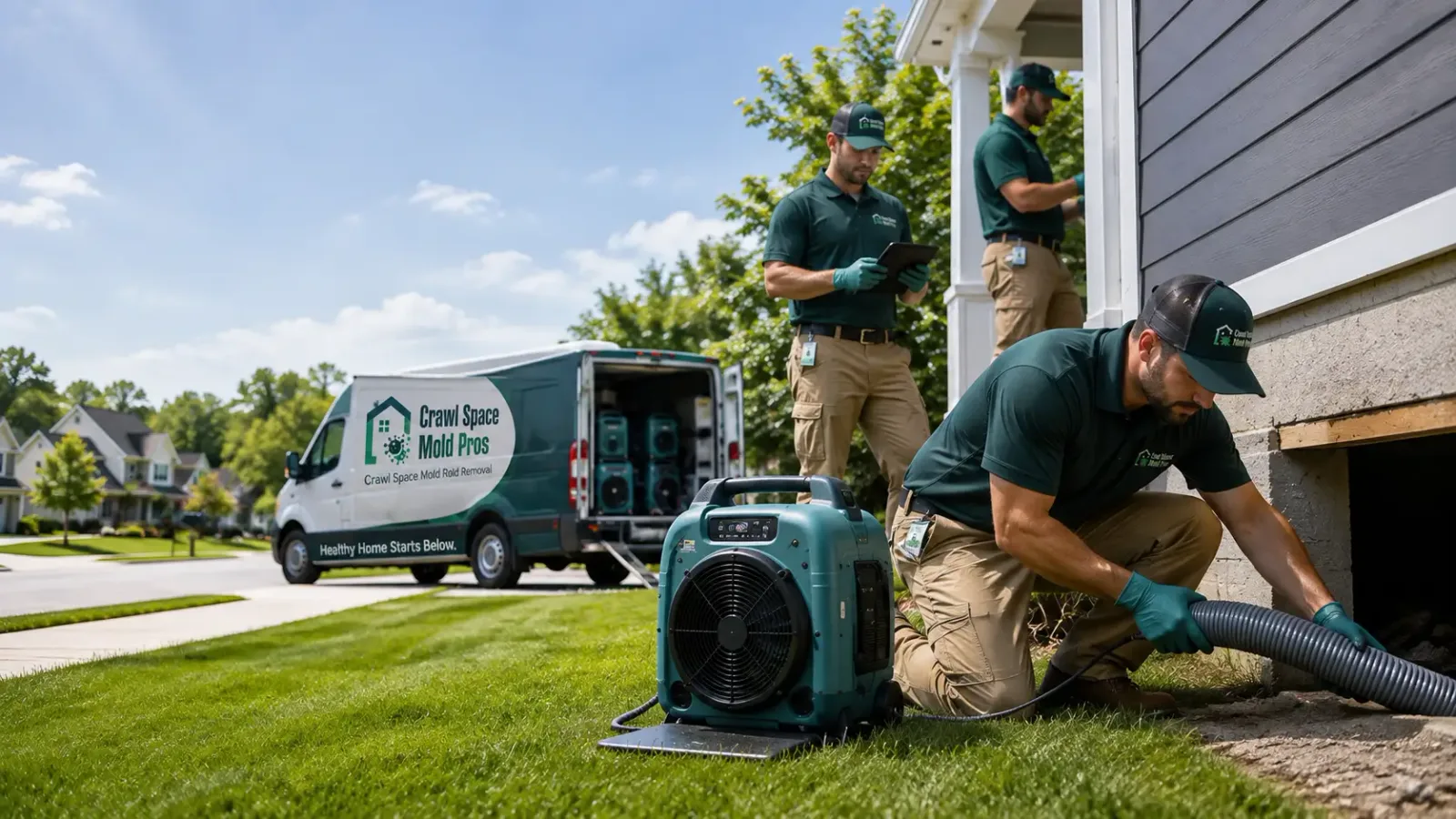 Crawl Space Mold Removal in Peru, IA